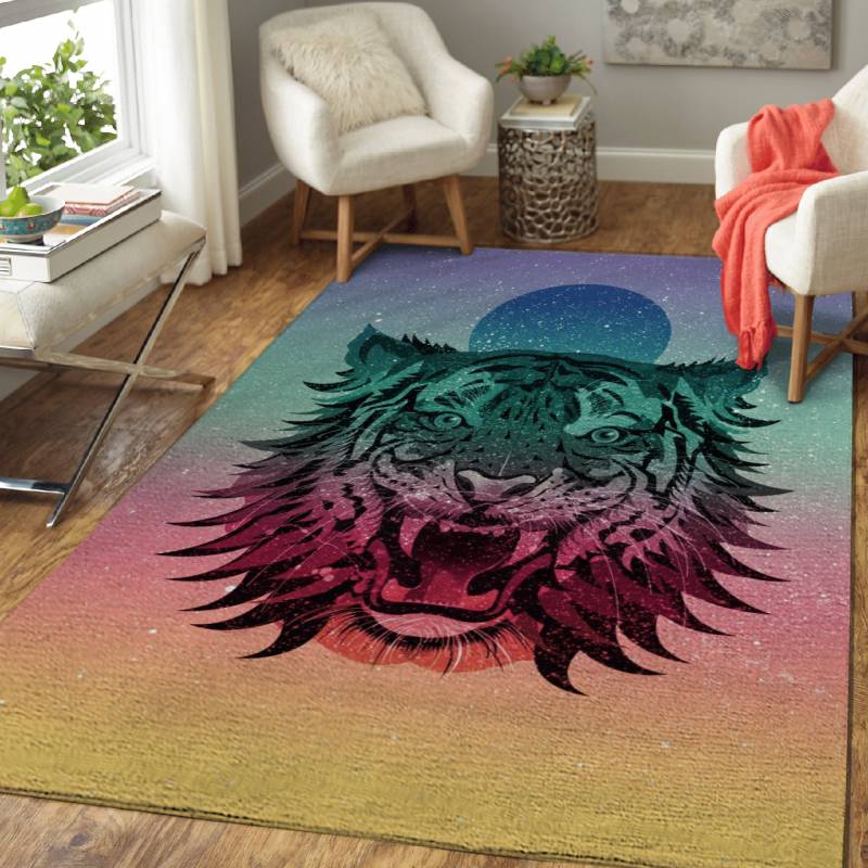 Winter Tiger – Animals Area Rug Carpet