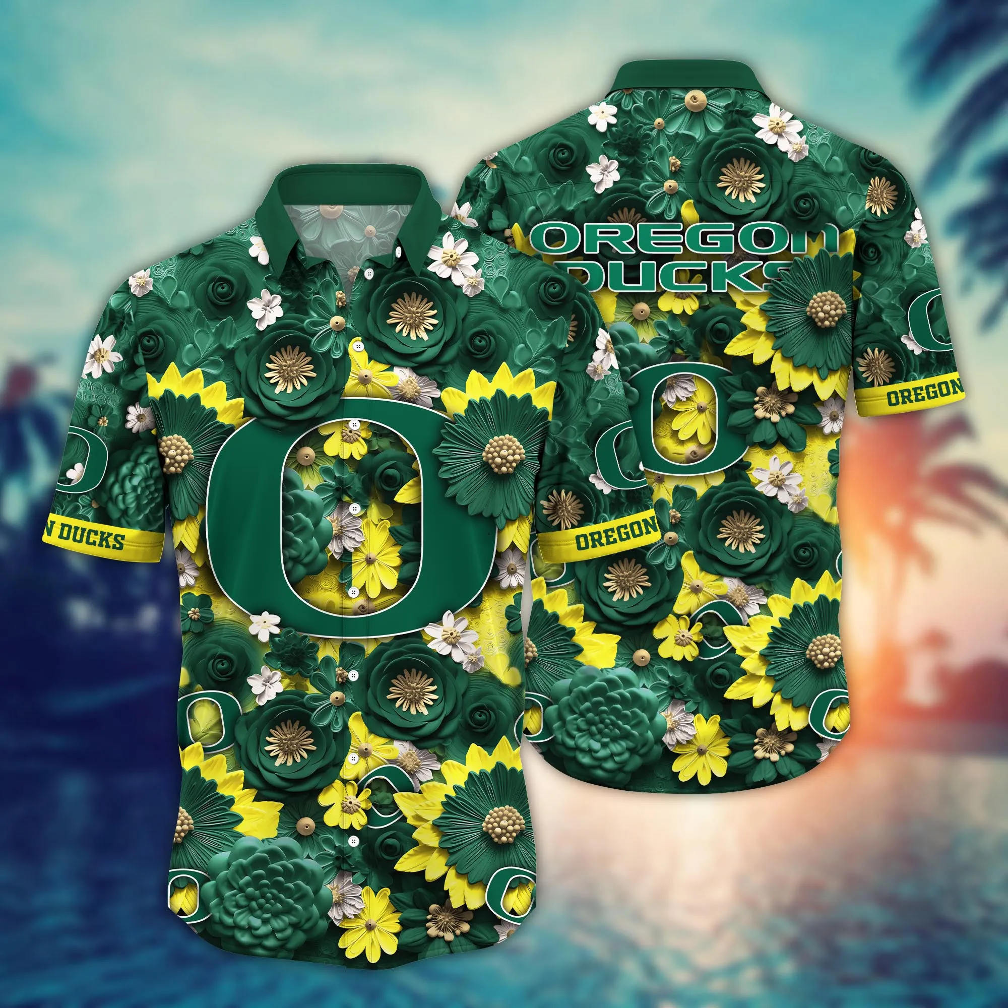 Oregon Ducks NCAA Hawaiian Shirt Trending For This Summer Customize Shirt Any Team