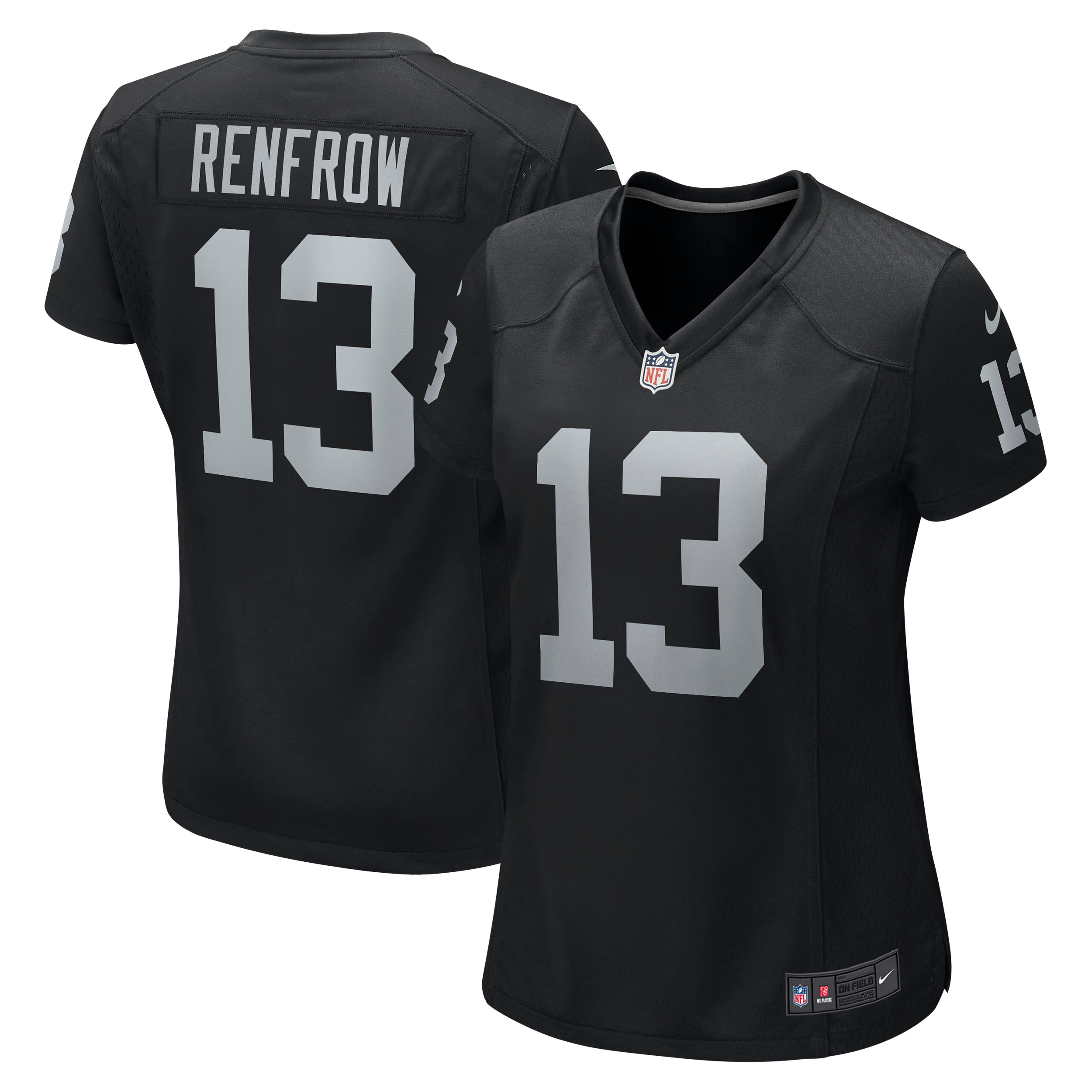 Women’s Las Vegas Raiders Hunter Renfrow Black Game Jersey