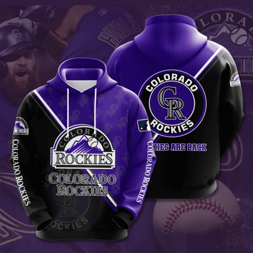 Sports Team Colorado Rockies No687 Hoodie 3D Jacket 3D Pullover Zip Hoodie Dqh1130