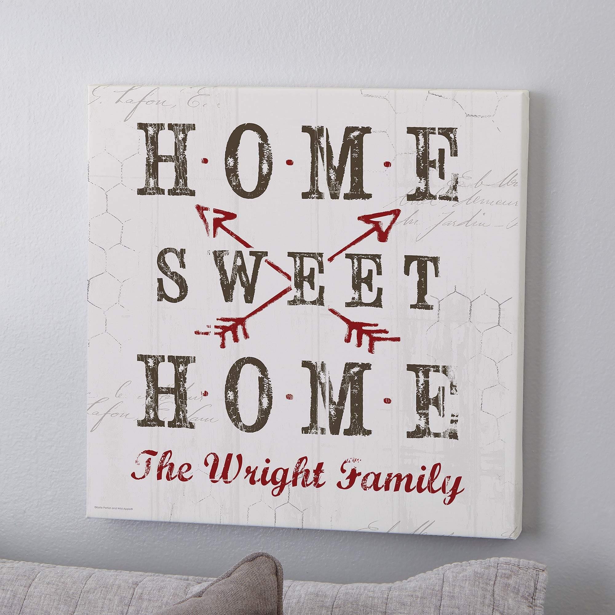 [Personalized Name] Farmhouse Home The Weight Family – Perfect Gift, Gift For Family, Best Idea Home Decor – Matte Canvas, Wall Art, Canvas Prints