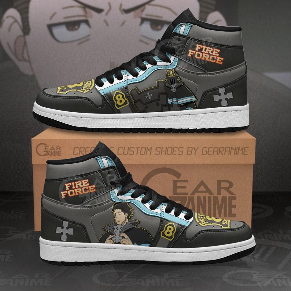 Fire Force Akitaru Obi Custom Anime Air Jordan Shoes Sport Sneakers