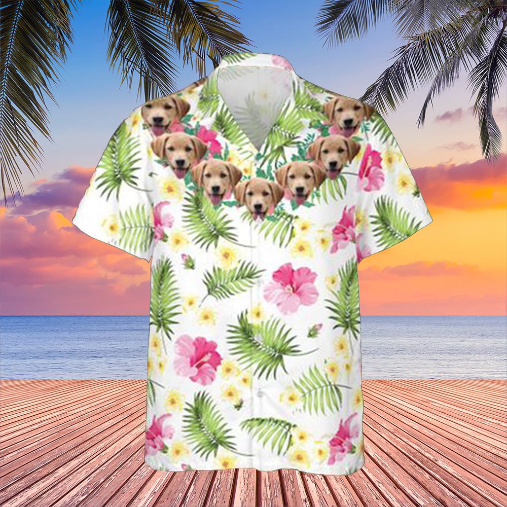 Labrador Retriever Hawaii Shirt Palm Leaf Hibiscus Flower Aloha Dog Lovers Gift Ha82932