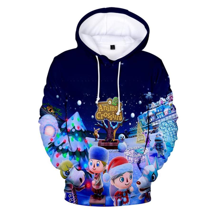 Animal Crossing Hoodie Casual Hooded Pullover for Adult