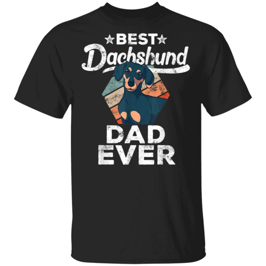 Mens Best Dachshund Dad Ever TShirt