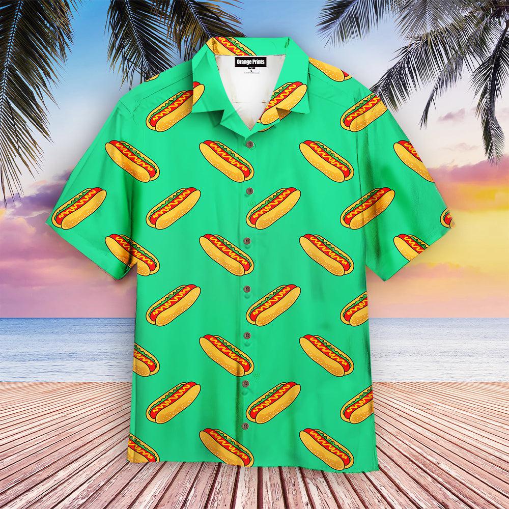 Green Hotdogs Hawaii Shirt For Men Women Ha9159