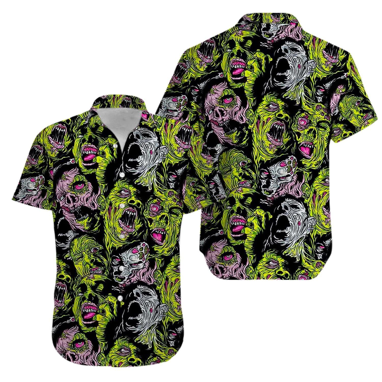 Felacia Zombies Green Hawaiian Ha74581