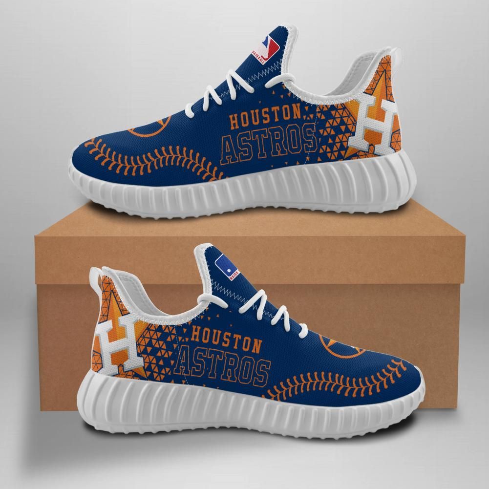 Houston Astros Custom Shoes Sport Sneakers Baseball Yeezy Boost