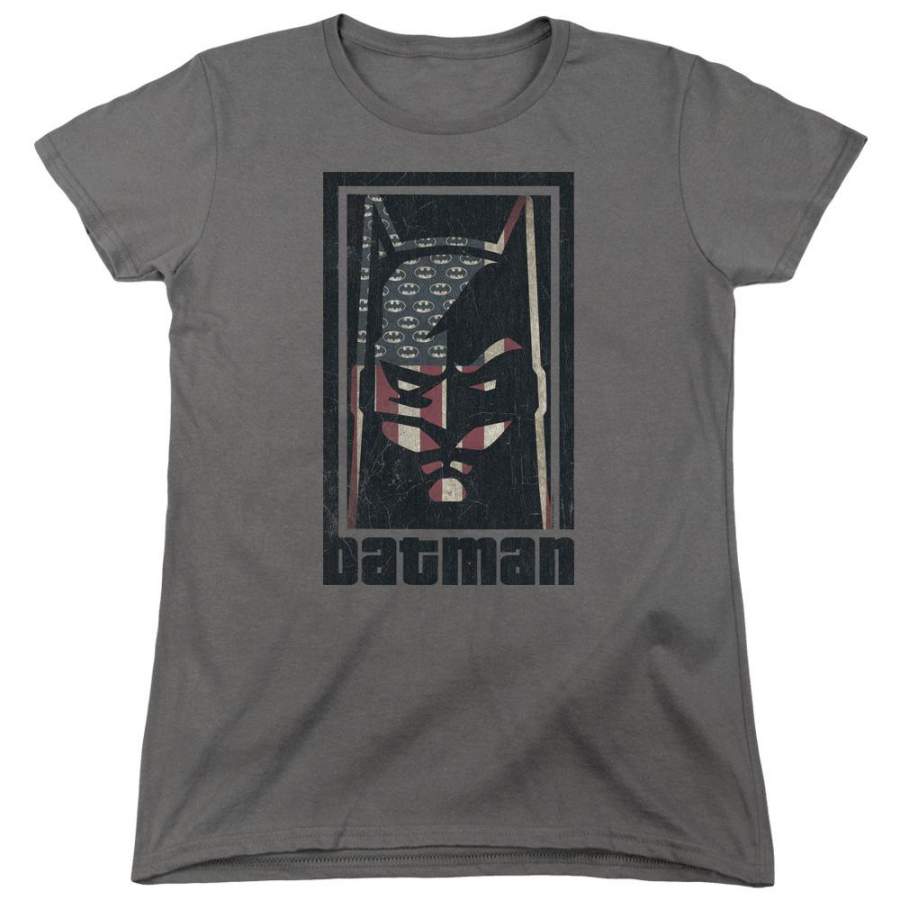 Batman American Batman Women’s 18/1 Cotton Short-Sleeve T-Shirt