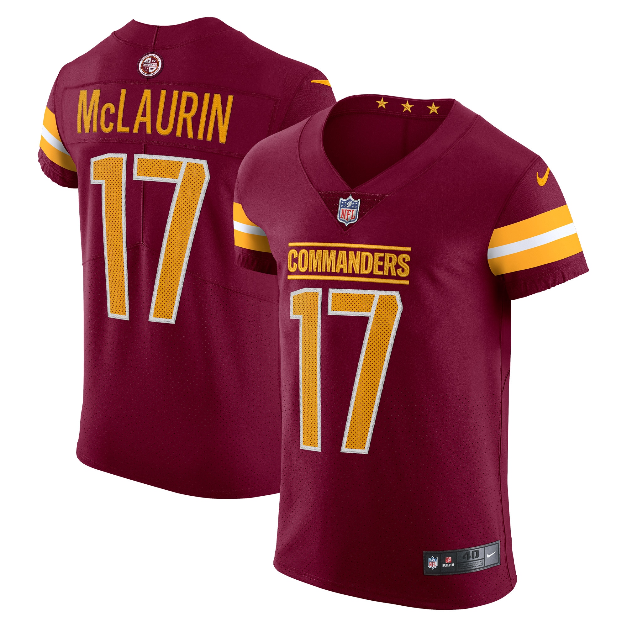 Terry McLaurin Washington Commanders Vapor Elite Jersey – Burgundy