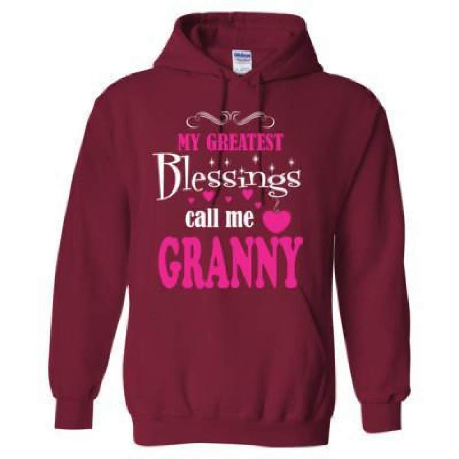 AGR My Greatest Blessings Call Me Granny – Heavy Blend™ Hooded Sweatshirt