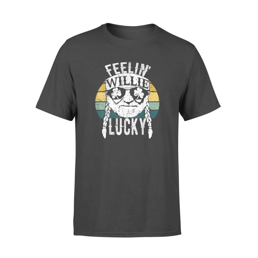 Vintage Feelin Willie Lucky Irish Retro St Patrick’s Day T-shirt