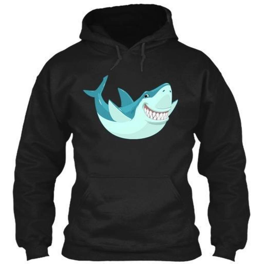 White Shark 8 Gildan Hoodie Sweatshirt