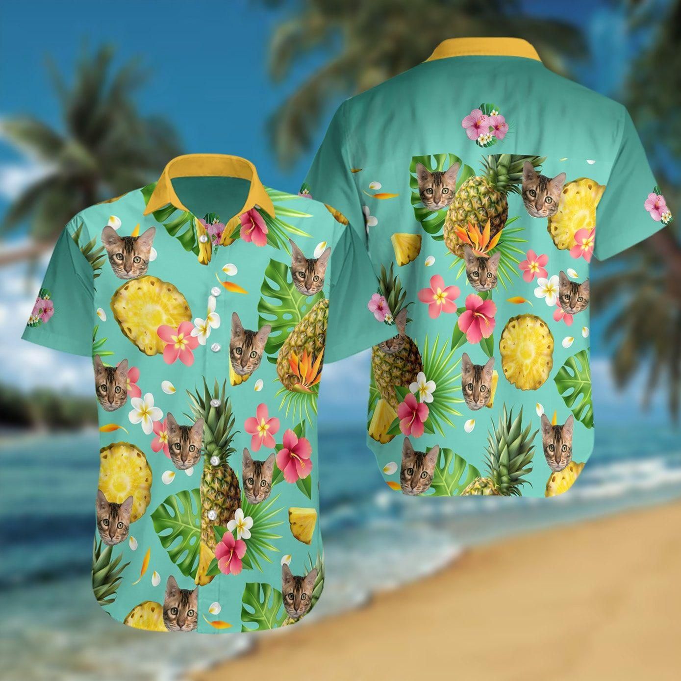 Bengal Aloha Hawaii Shirt Colorful Short Sleeve Summer Beach Casual For Men And Women Ha62536