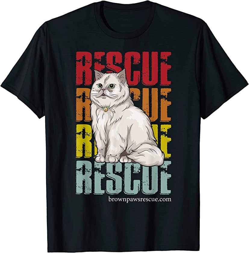 Cat Paw Dog Lover Rescue Puppy T-Shirt