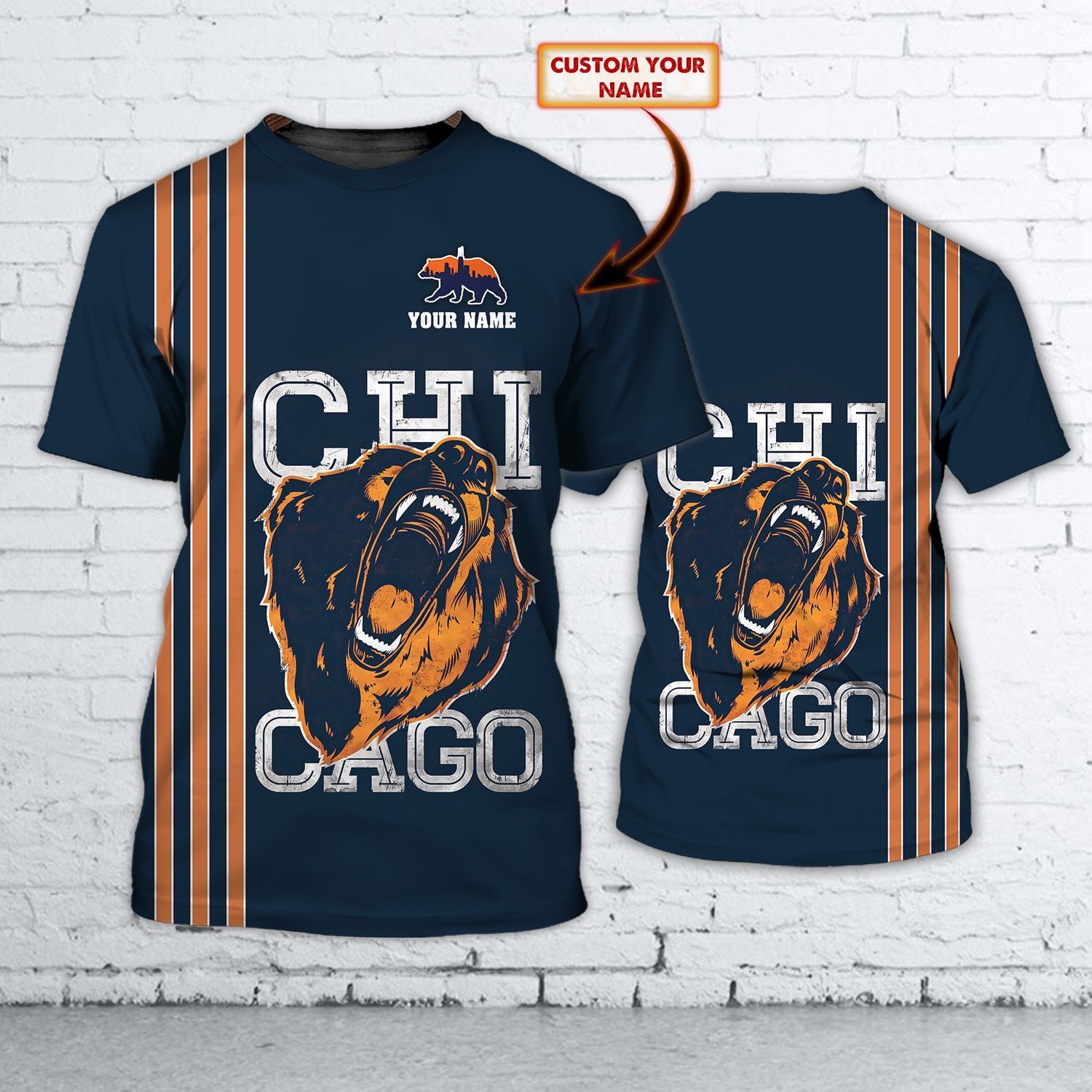 Chicago Bears – Personalized Tshirt – H9H3 – 181