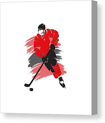 Chicago Blackhawks Player Shirt Joe Hamilton Canvas Print