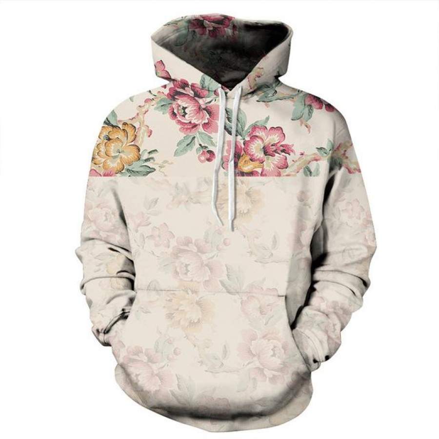 Mr.1991INC Fashion 3D Sweatshirt Men/Women Pullover Hoodies Rose Flower Print Sweatshirts With Hoody Couples Streetwear
