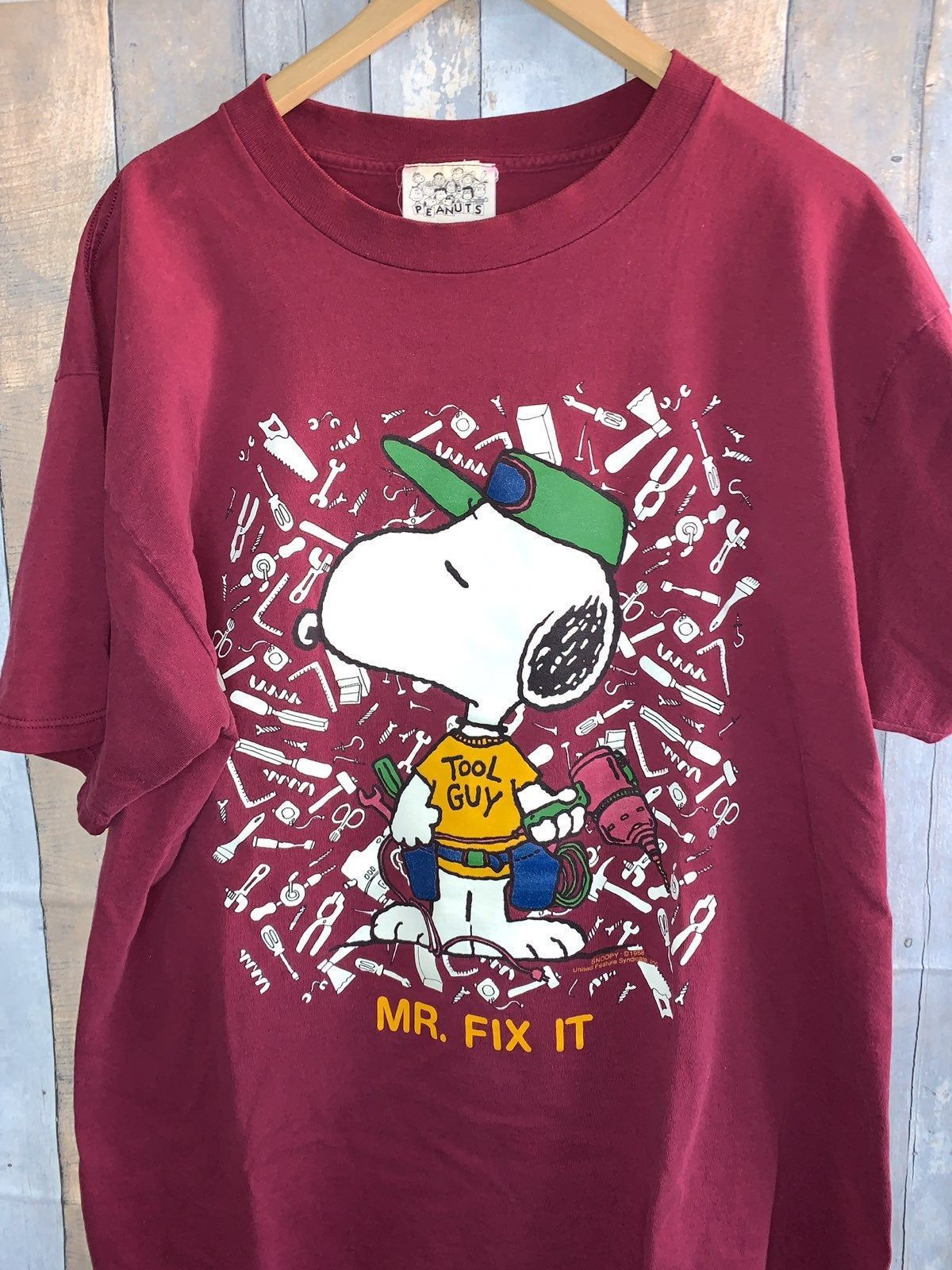 Vintage Snoopy Mr Fix It Shirt