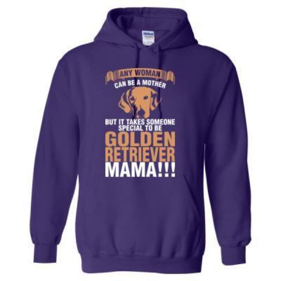 AGR Any Woman Can Be A Mother But It Takes Someone Special To Be Golden Retriever Mama – Heavy Blend™ Hooded Sweatshirt