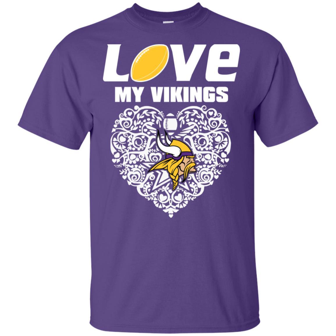 I Love My Teams Minnesota Vikings T Shirt