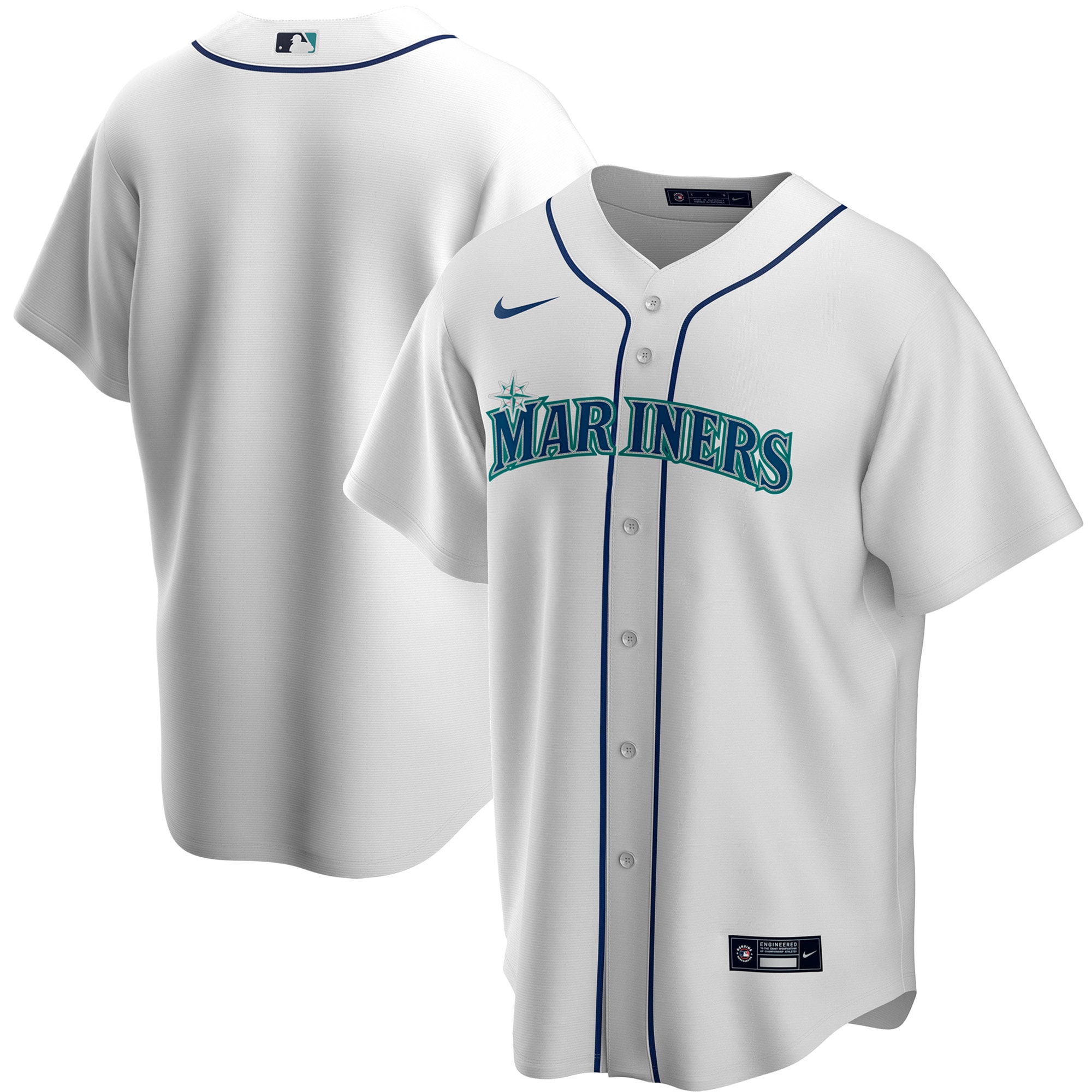 Youth Seattle Mariners White Home Team Jersey