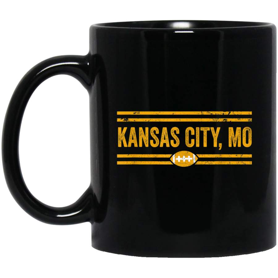 Vintage Kansas City Football Touchdown Mug KC Missouri Mug