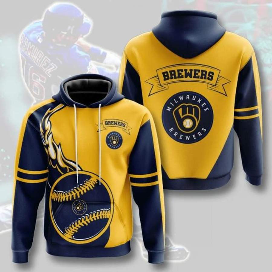 Milwaukee Brewers Casual Hoodie