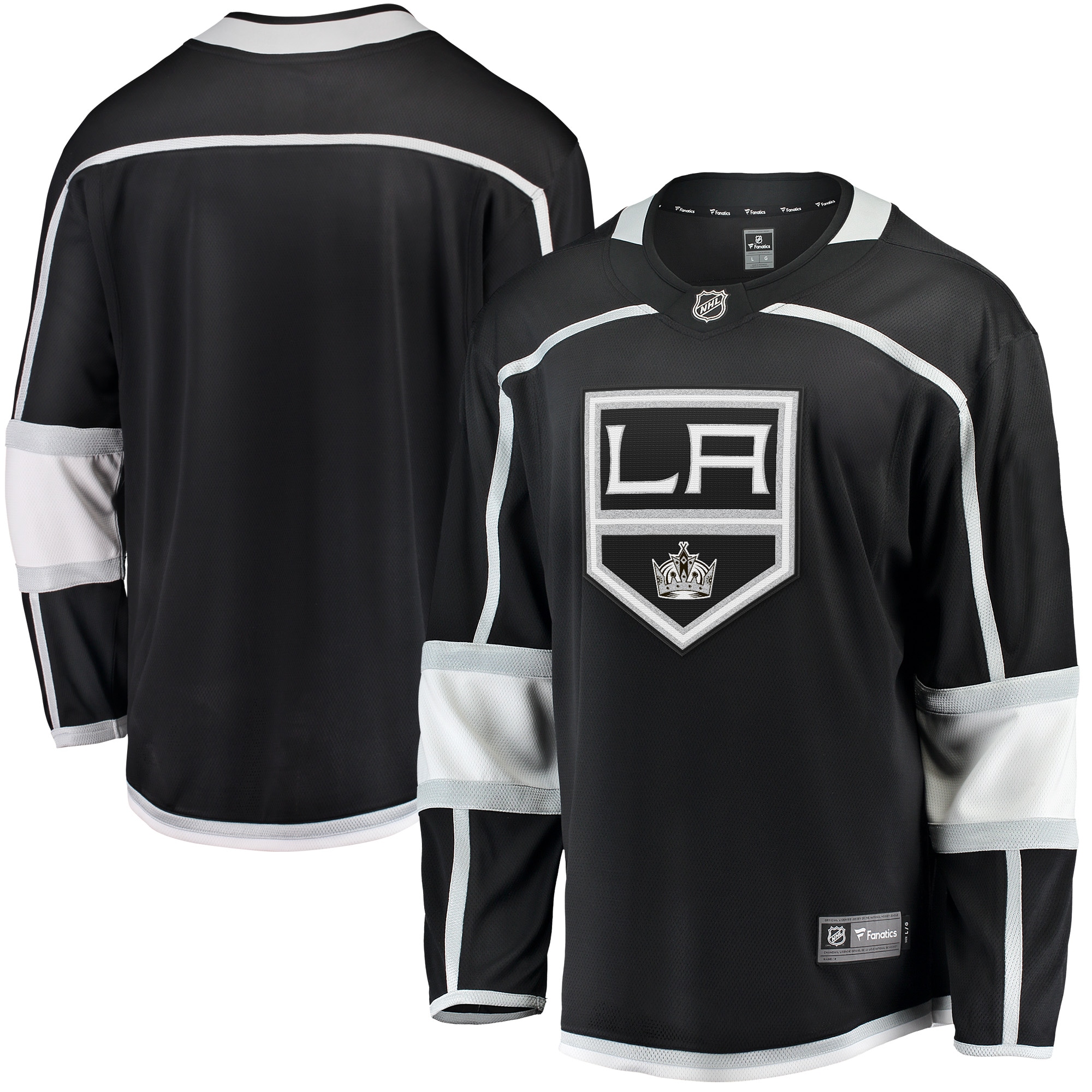 Los Angeles Kings Branded Home Breakaway Jersey – Black