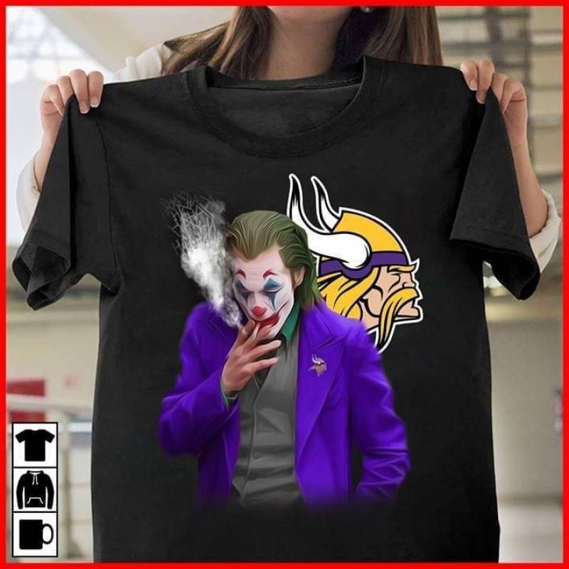 Minnesota Vikings Joker For Vikings Fan T Shirt