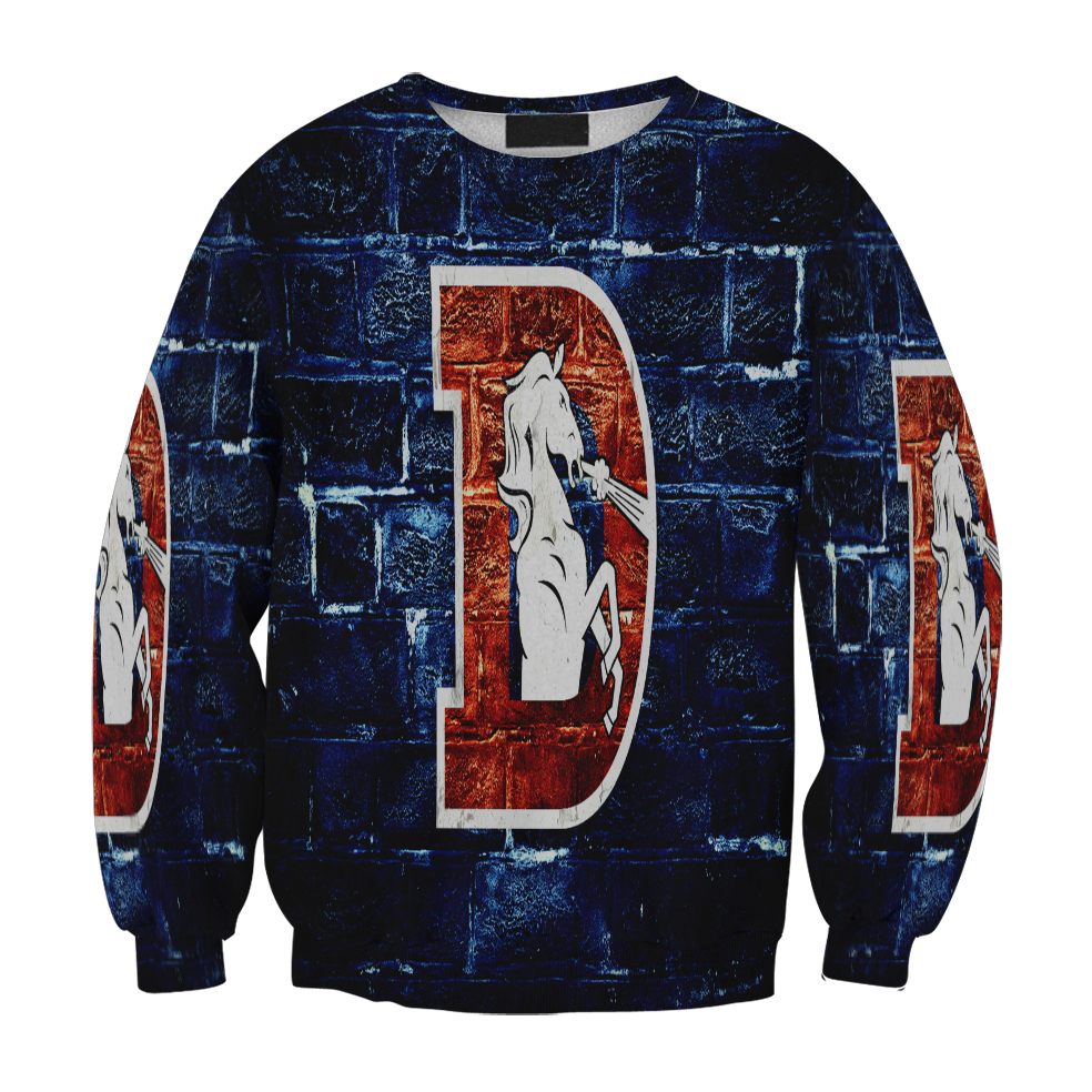 Denver Broncos Emblem V6 Gift For Fan 3D Full Printing Sweatshirt