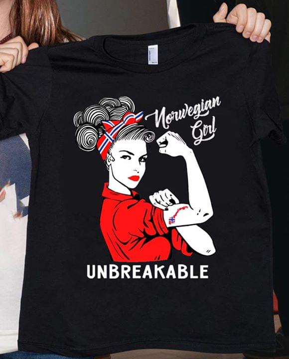 Strong Norwegian Girl Unbreakable Cotton T Shirt