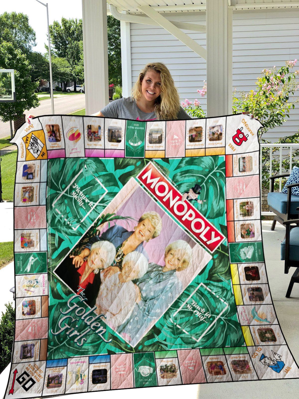 The Golden Girls 3D Quilt Blanket 2031