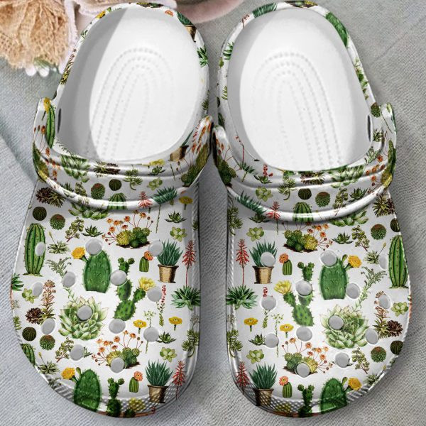 Cactus Croc Shoes Crocband For Men And Women Rubber clog Shoes Comfy Footwear