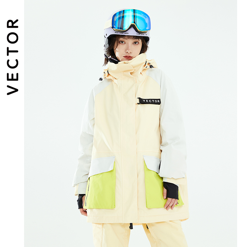 VECTOR -30 degrees men’s and women’s ski jackets and daily winter warm windproof and waterproof outdoor sports snowboard jacket alx