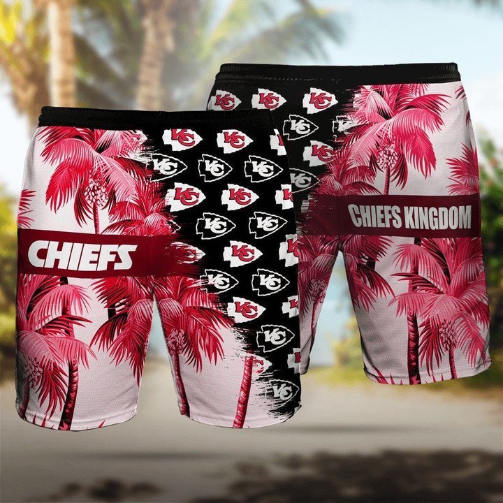 Kansas City Chiefs Kingdom Palm Trees Hawaii Shorts Summer Men Ha2561