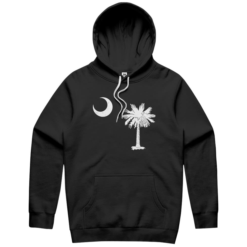 South Carolina State Flag Palmetto Tree Crescent Moon Sc Hoodie