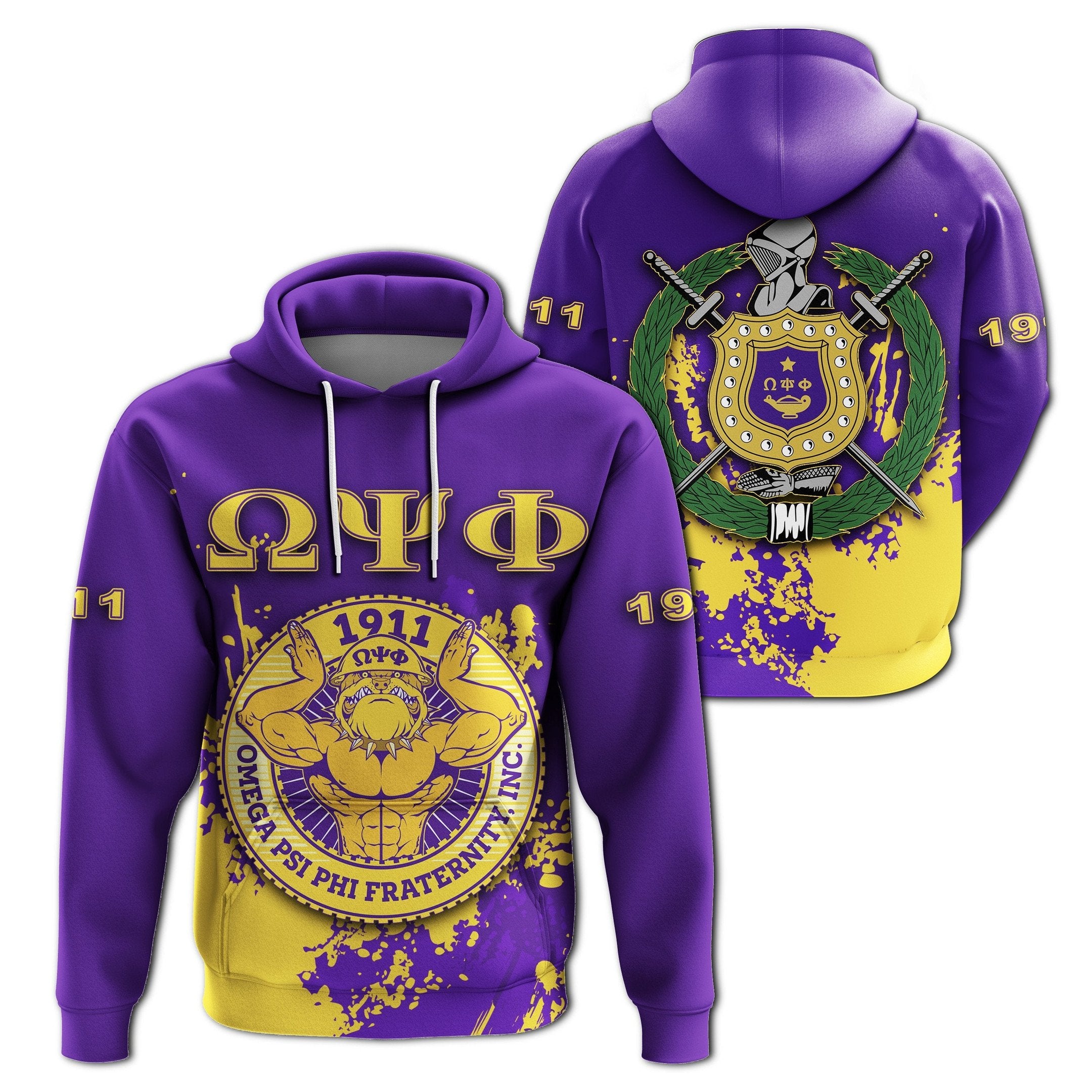 Fraternity Hoodie – Omega Psi Phi Fraternity Hoodie – Spaint Style