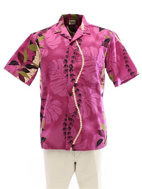 Monstera Lei Pink Best Design Hawaii Shirt Ha106918