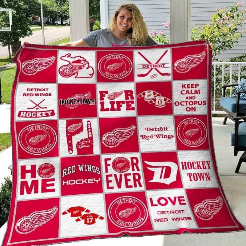 Detroit Red Wings Blanket TH0107 Quilt