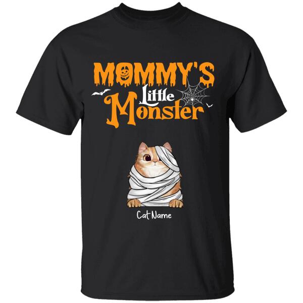 Mommy’S Little Monster Personalized Halloween T-Shirt Ts-Nn39