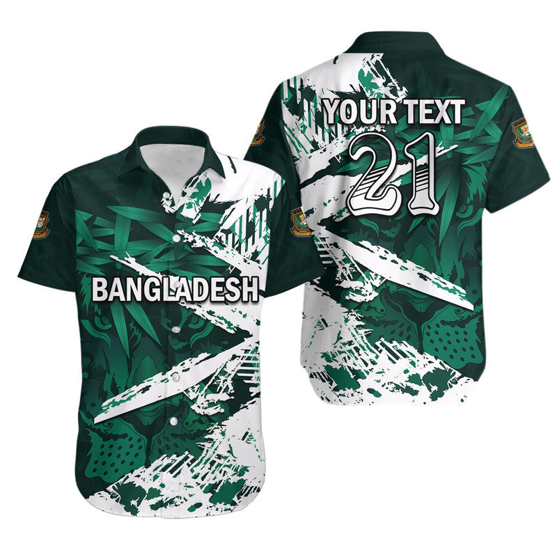 (Custom Personalised) Bangladesh Cricket Team Hawaiian Shirt Special Bangla Tigers Lt9