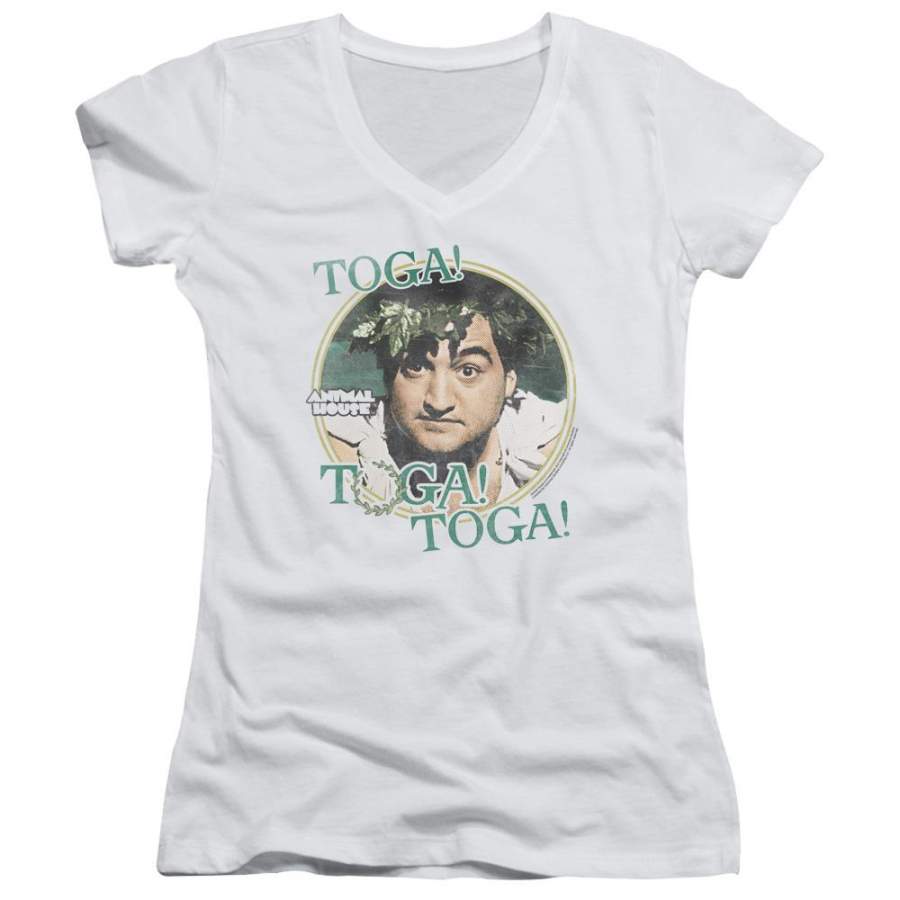 Animal House Toga Juniors V-Neck T-Shirt