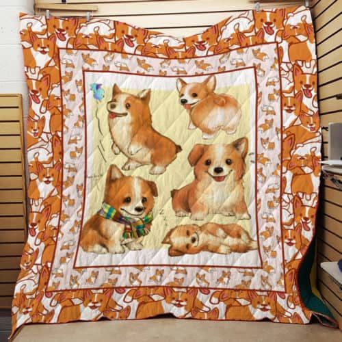 Corgi HUR7860 3D Customized Quilt CAMLI2307