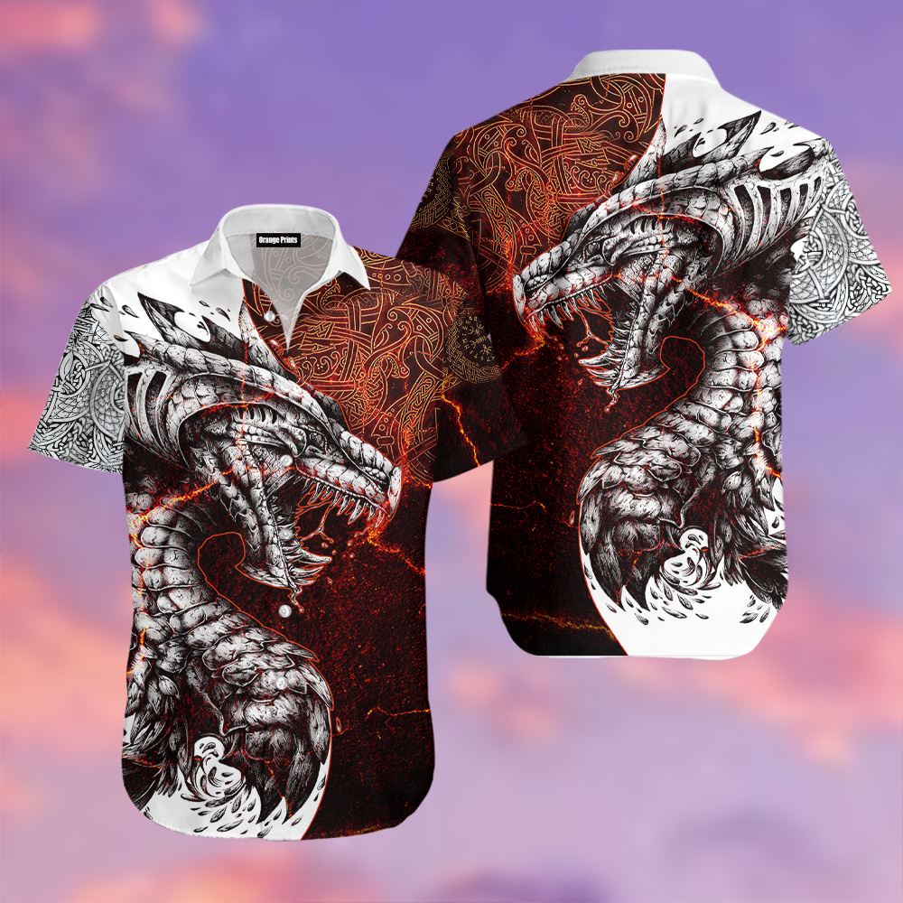 Tattoo Dragon Hawaii Shirt For Men Women Ha3599