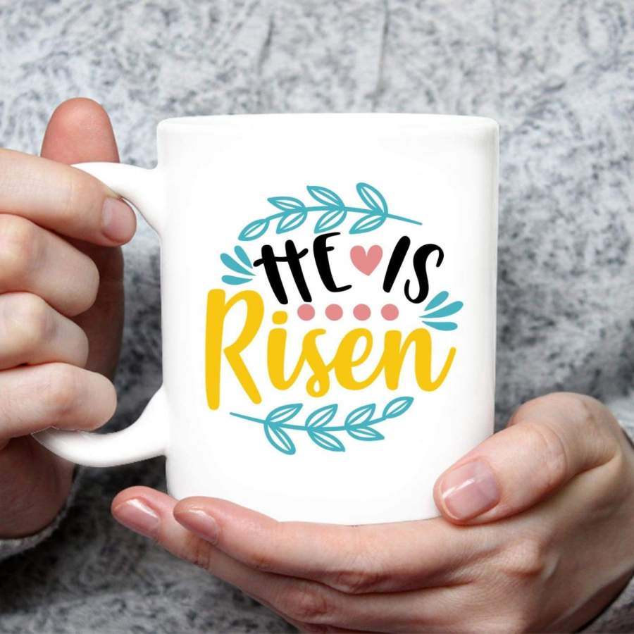 He is risen coffee mug