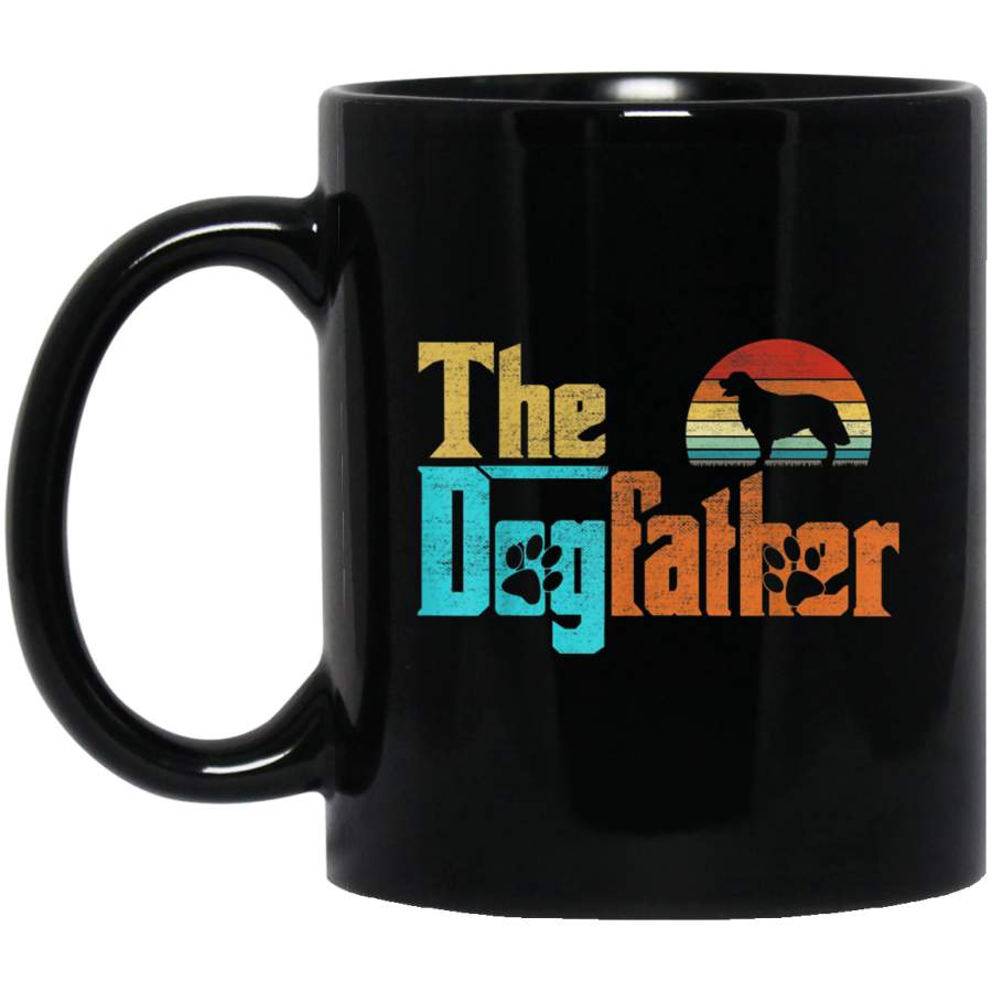 Vintage The Dogfather Golden Retriever Funny Dog Owner Mug