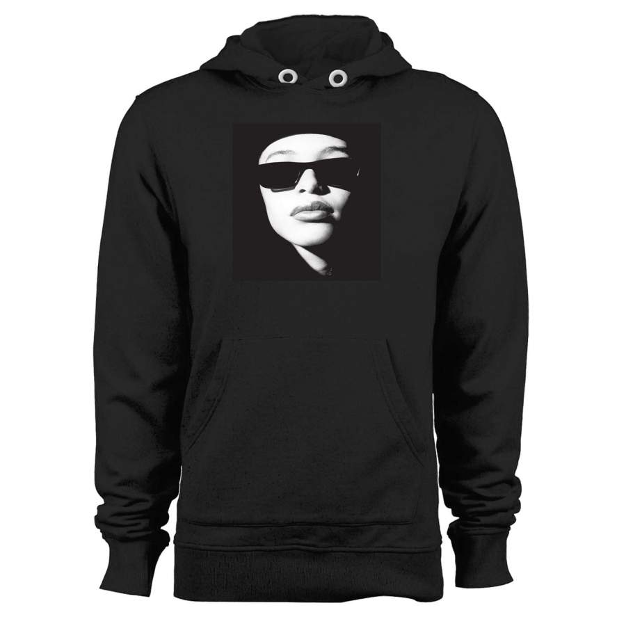 Aaliyah Face Glasses Unisex Hoodie