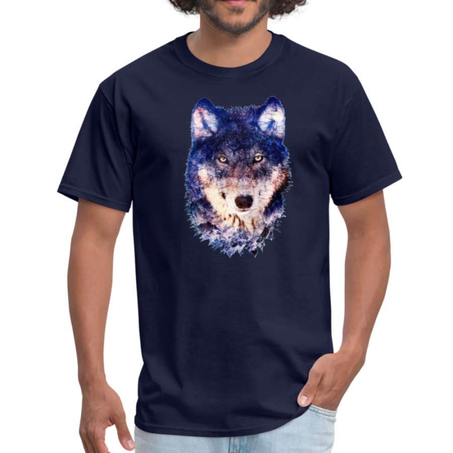 Wolf  t-shirt – Animal Face T-Shirt