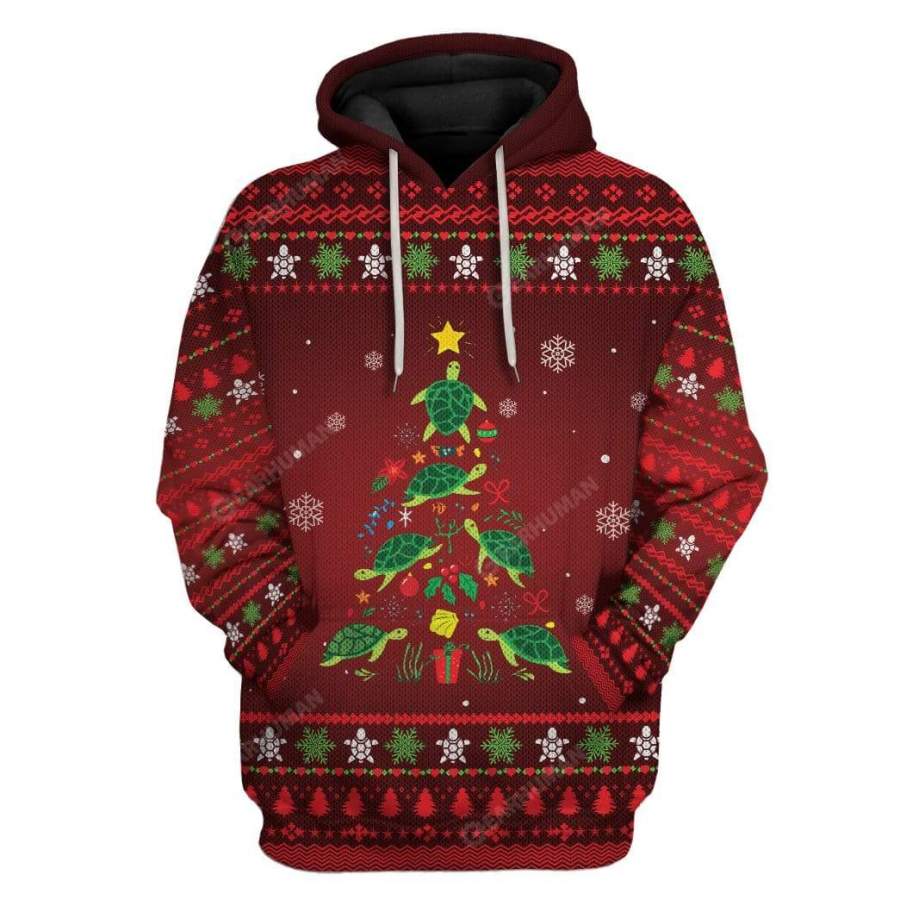 Ugly Christmas Tree Custom Tshirt Hoodies Apparel